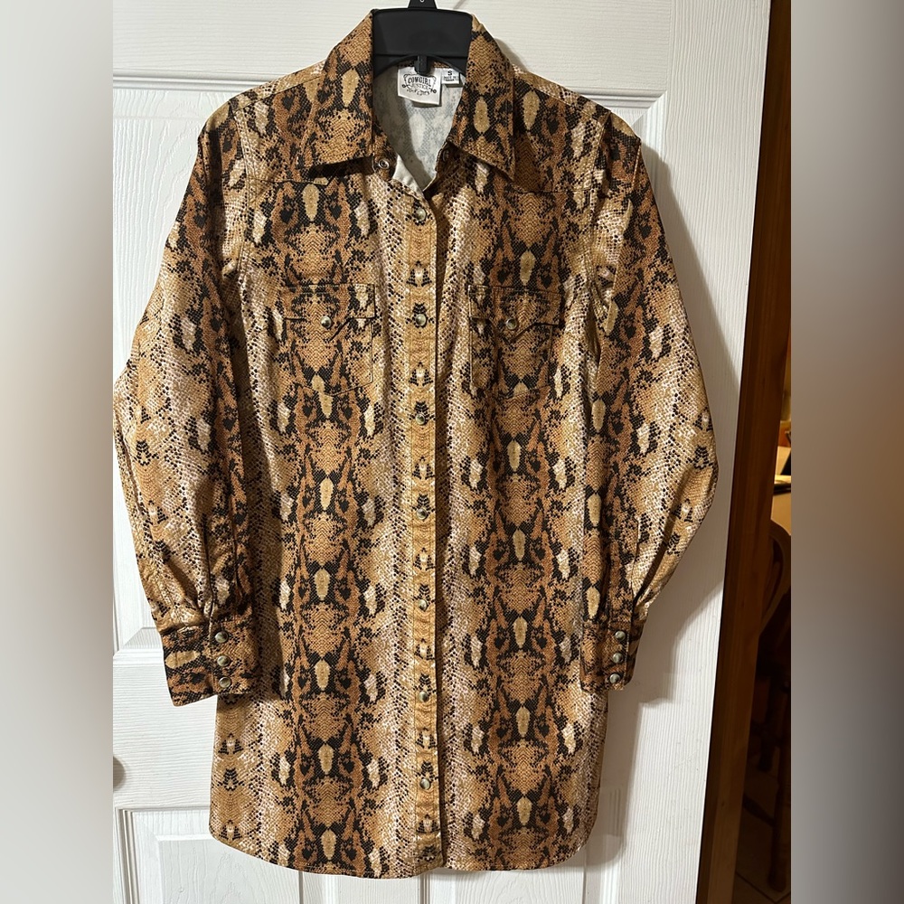 CowGirl Justice Snake Skin Dress - Small